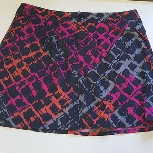 Gap neon diamond print high rise shorts